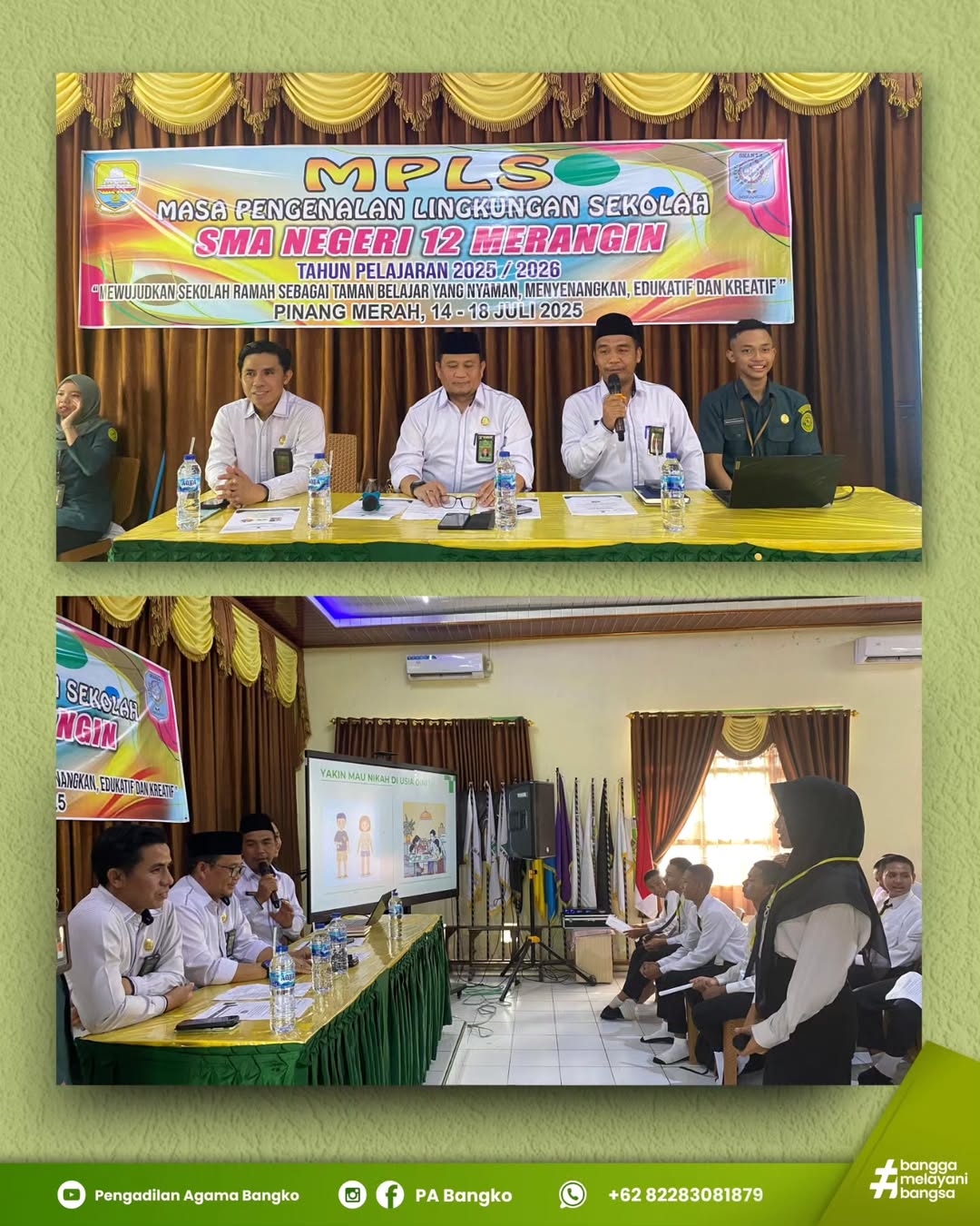 PA Bangko Goes to School – PA Bangko Bertandang, Pelajar Cemerlang!  Sosialisasi Pencegahan dan(1)