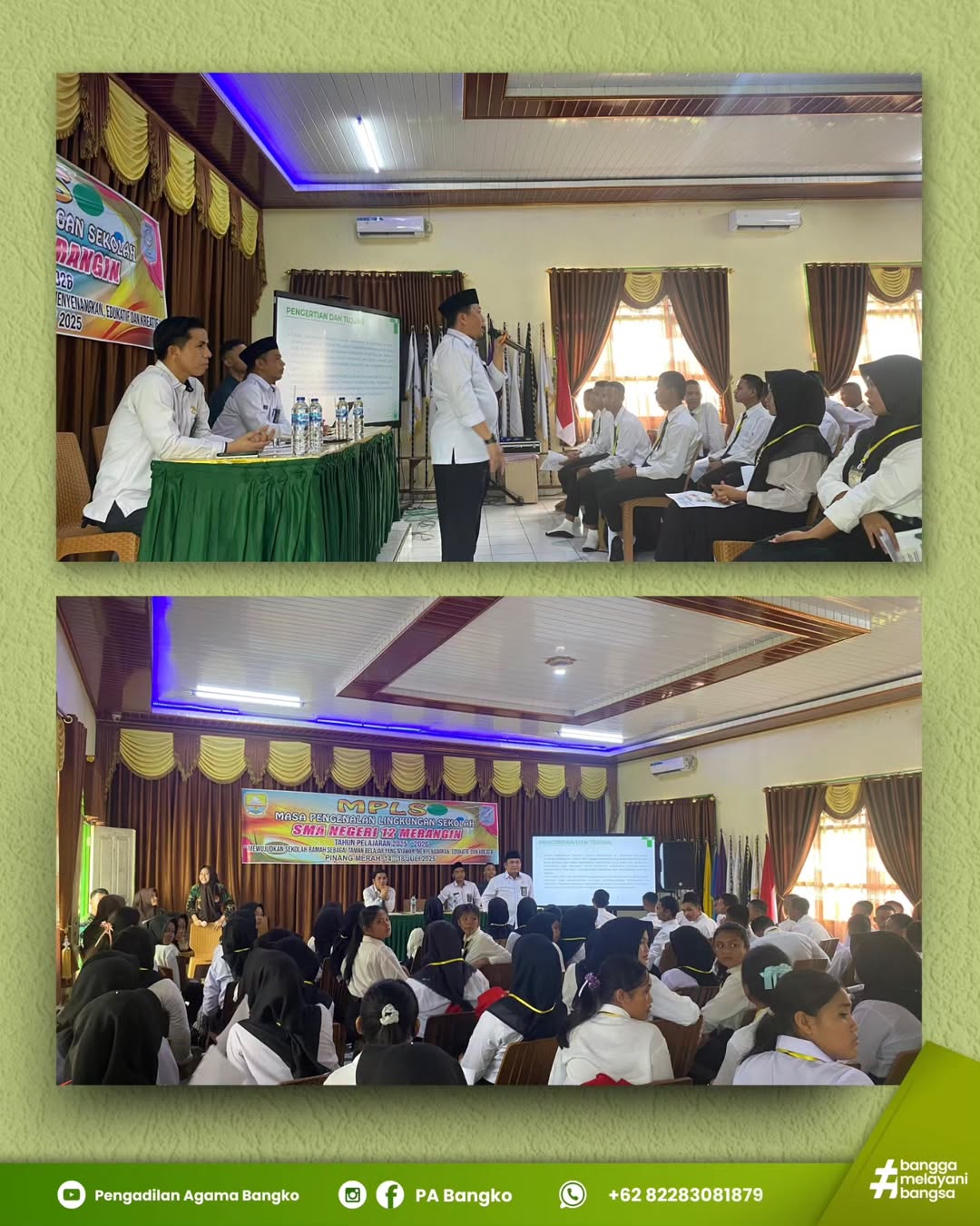 PA Bangko Goes to School – PA Bangko Bertandang, Pelajar Cemerlang!  Sosialisasi Pencegahan dan(2)